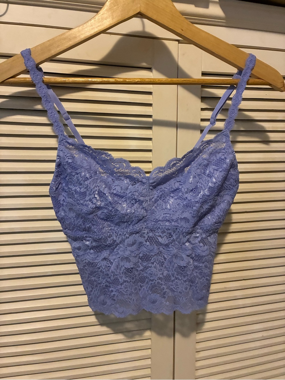 Cosabella Lavender Lace Shortie Cropped Cami